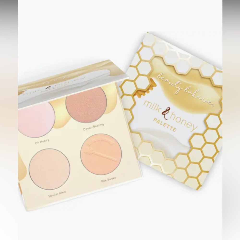 NIB Beauty Bakerie Milk & Honey highlighting silky smooth palette